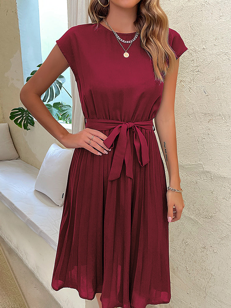 o neck short sleeve pockets dress o neck short sleeve pockets dress